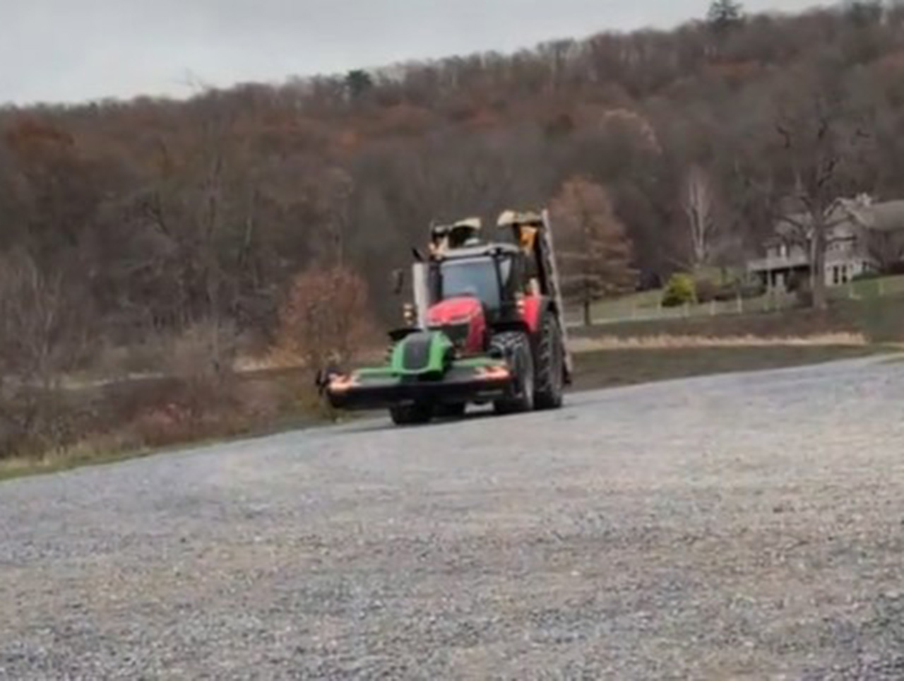 mowing video