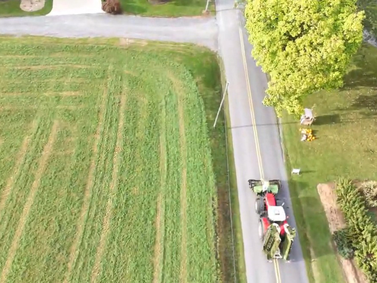 mowing video